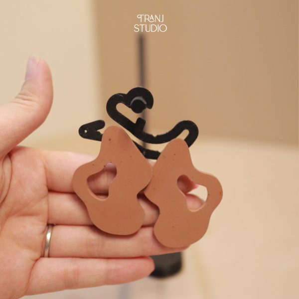 Bông Tai Phụ Kiện - Gợn Sóng - Hình ảnh 5