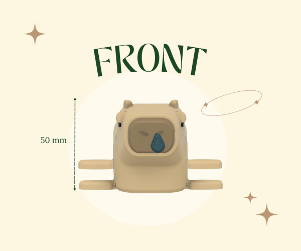 Mô hình trang trí chuột lang nước CAPPY - Capybara - Hình ảnh 3