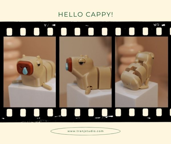 Mô hình trang trí chuột lang nước CAPPY - Capybara - Hình ảnh 6