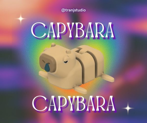 Mô hình trang trí chuột lang nước CAPPY - Capybara - Hình ảnh 2