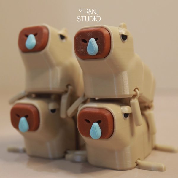 Mô hình trang trí chuột lang nước CAPPY - Capybara - Hình ảnh 12